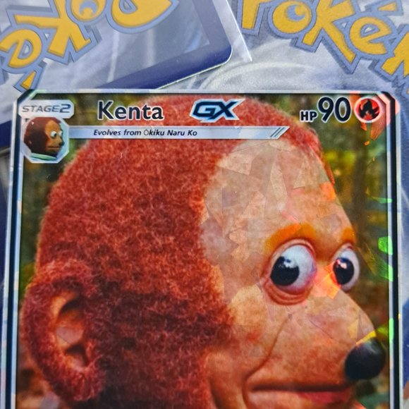 Monkey Puppet Pokemon Card - (kenta the monkey puppet meme) - Picture 4 of 8